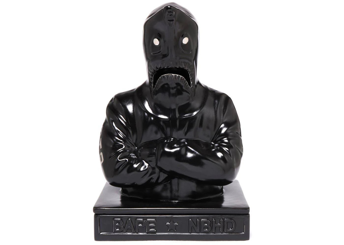 BAPE x Neighborhood Shark Incense Chamber Black Silver