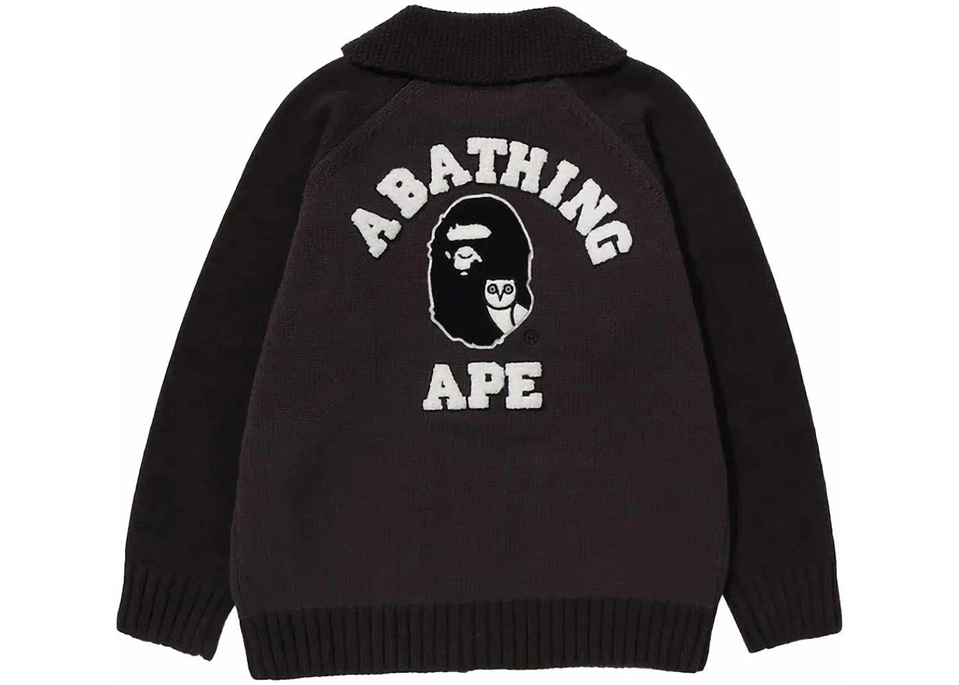 BAPE x OVO Cowichan Sweater Grey