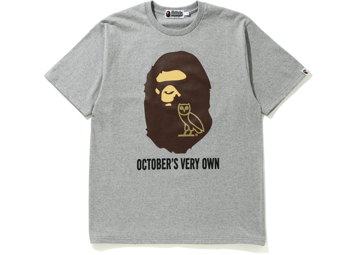 BAPE x OVO Tee Grey