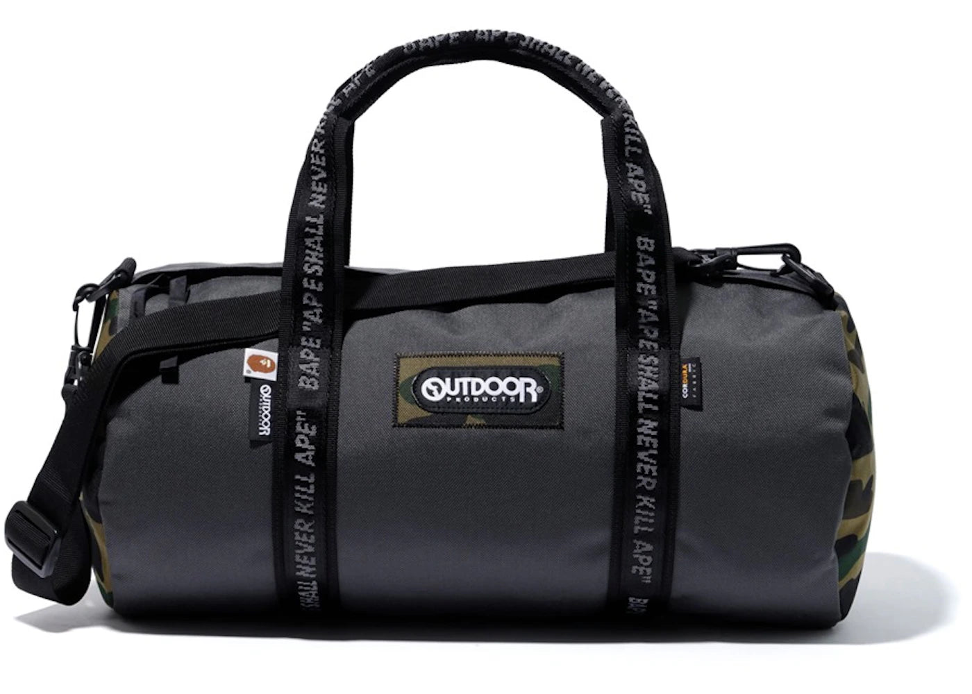 BAPE x Outdoors Products Drum Bag Grey