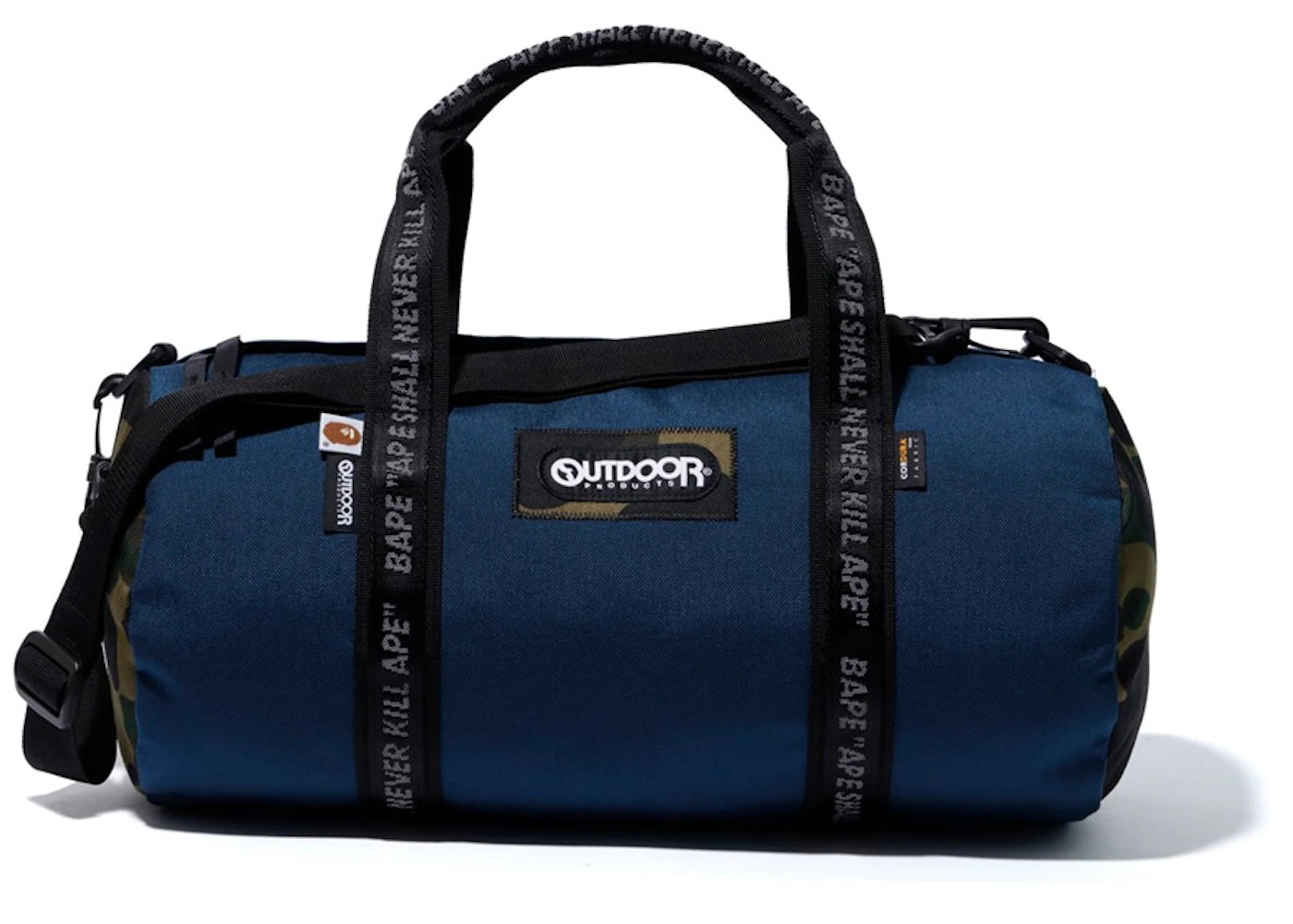 BAPE x Outdoors Products Drum Bag Navy