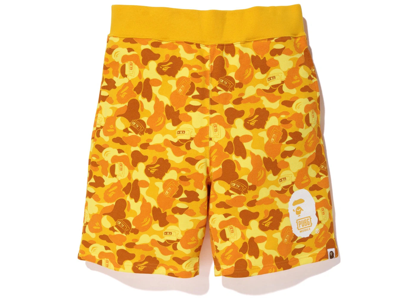 BAPE x PUBG Sweat Shorts Orange