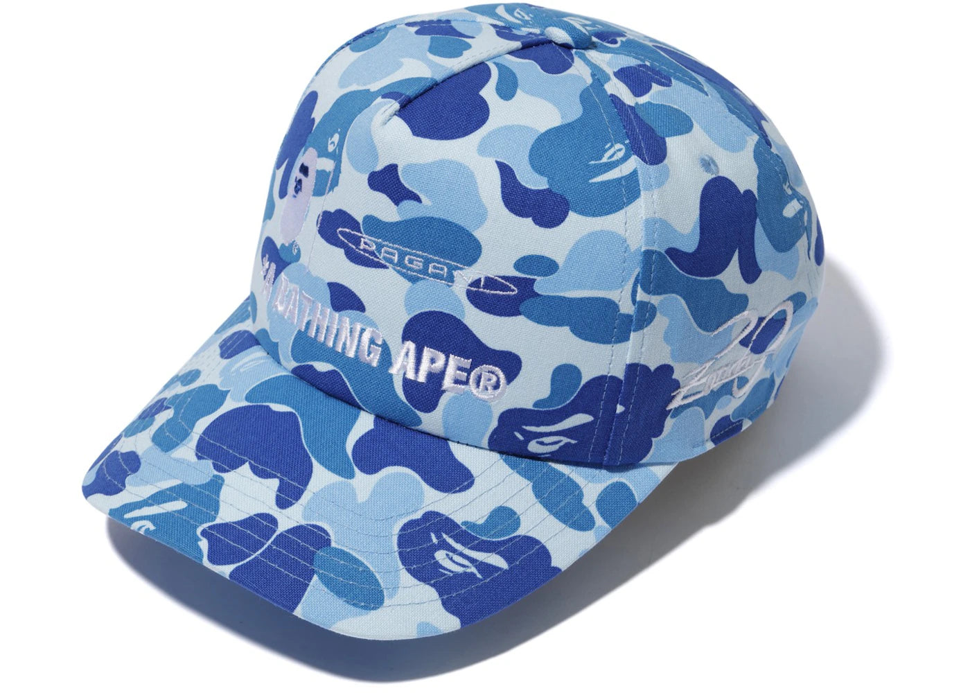 BAPE x Pagani ABC Snap Back Cap Blue