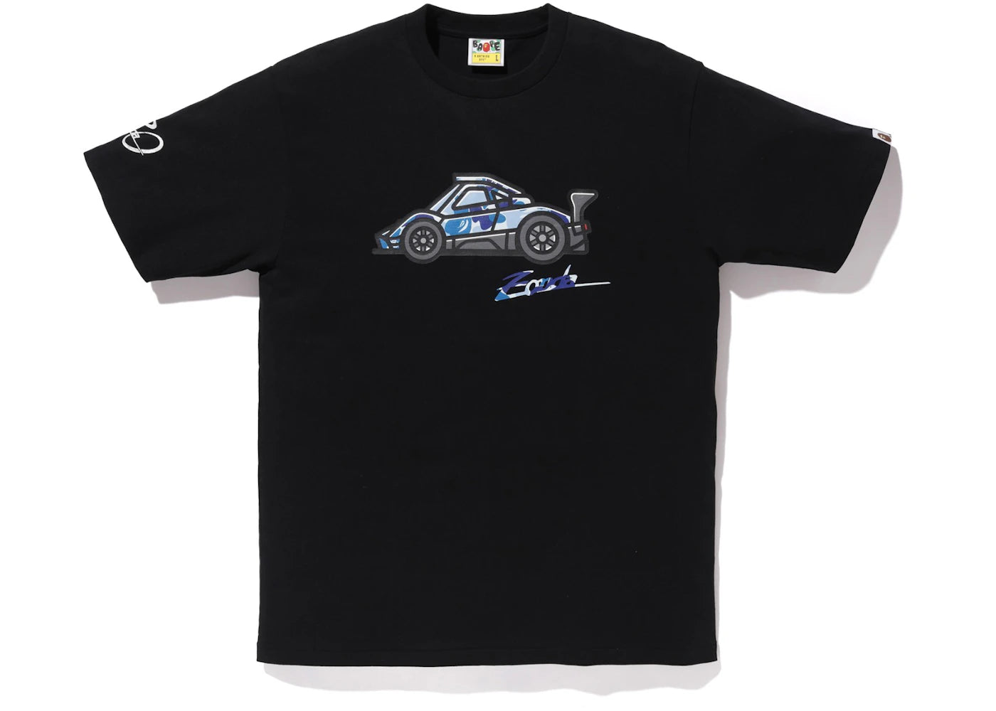BAPE x Pagani Baby Graphic Tee Black