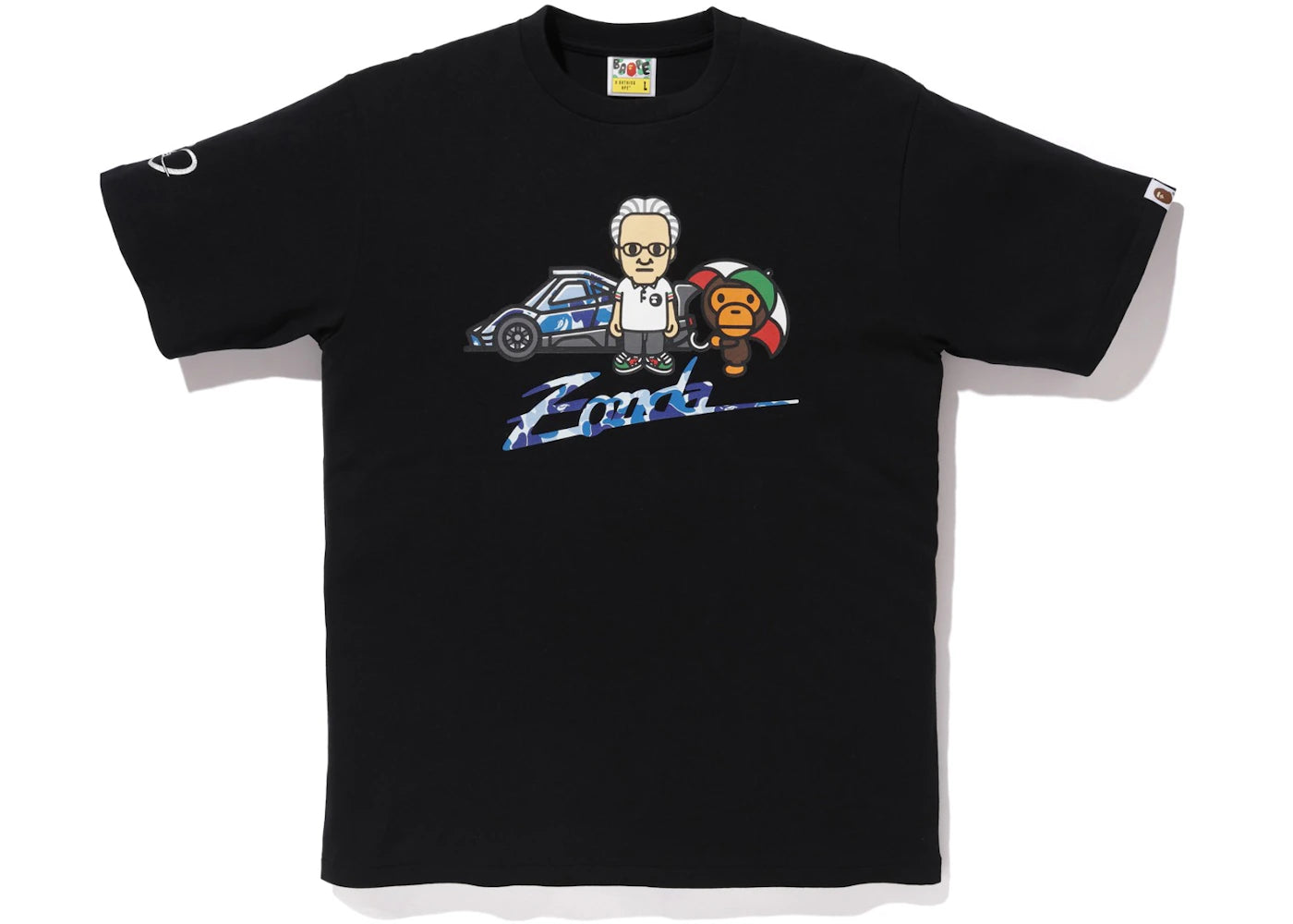 BAPE x Pagani Baby Milo Tee Black
