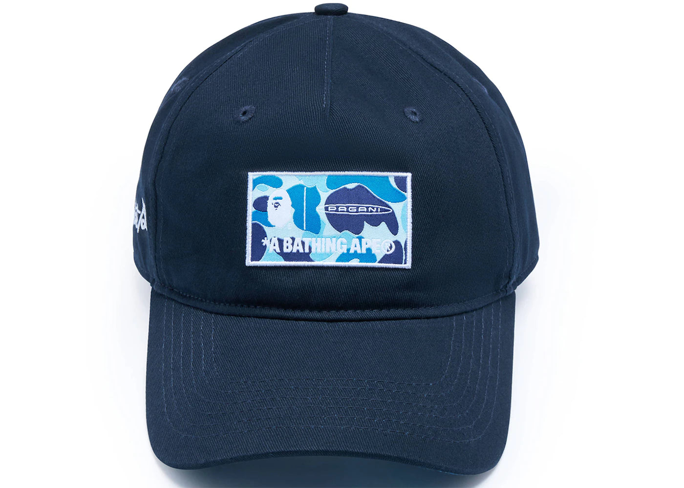 BAPE x Pagani Cap Navy Blue ABC Camo