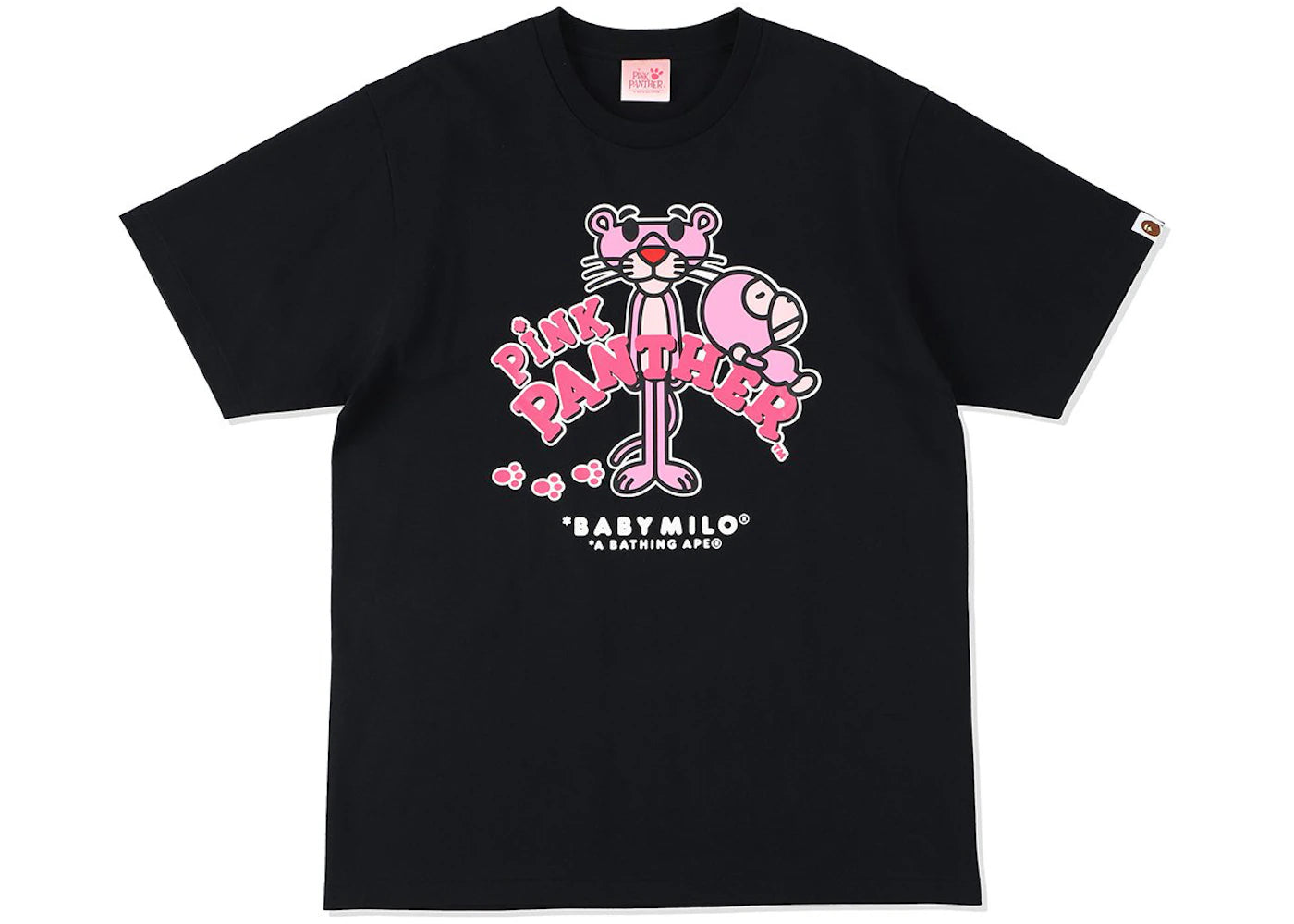 BAPE x Pink Panther Baby Milo #1 Tee Black