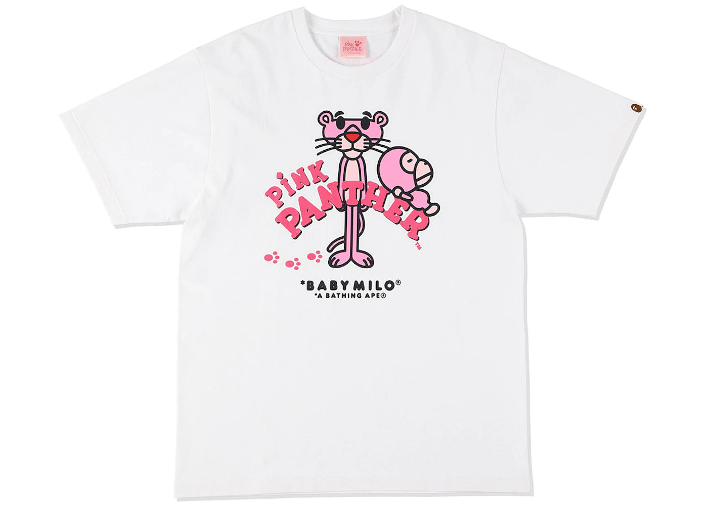 BAPE x Pink Panther Baby Milo #1 Tee White