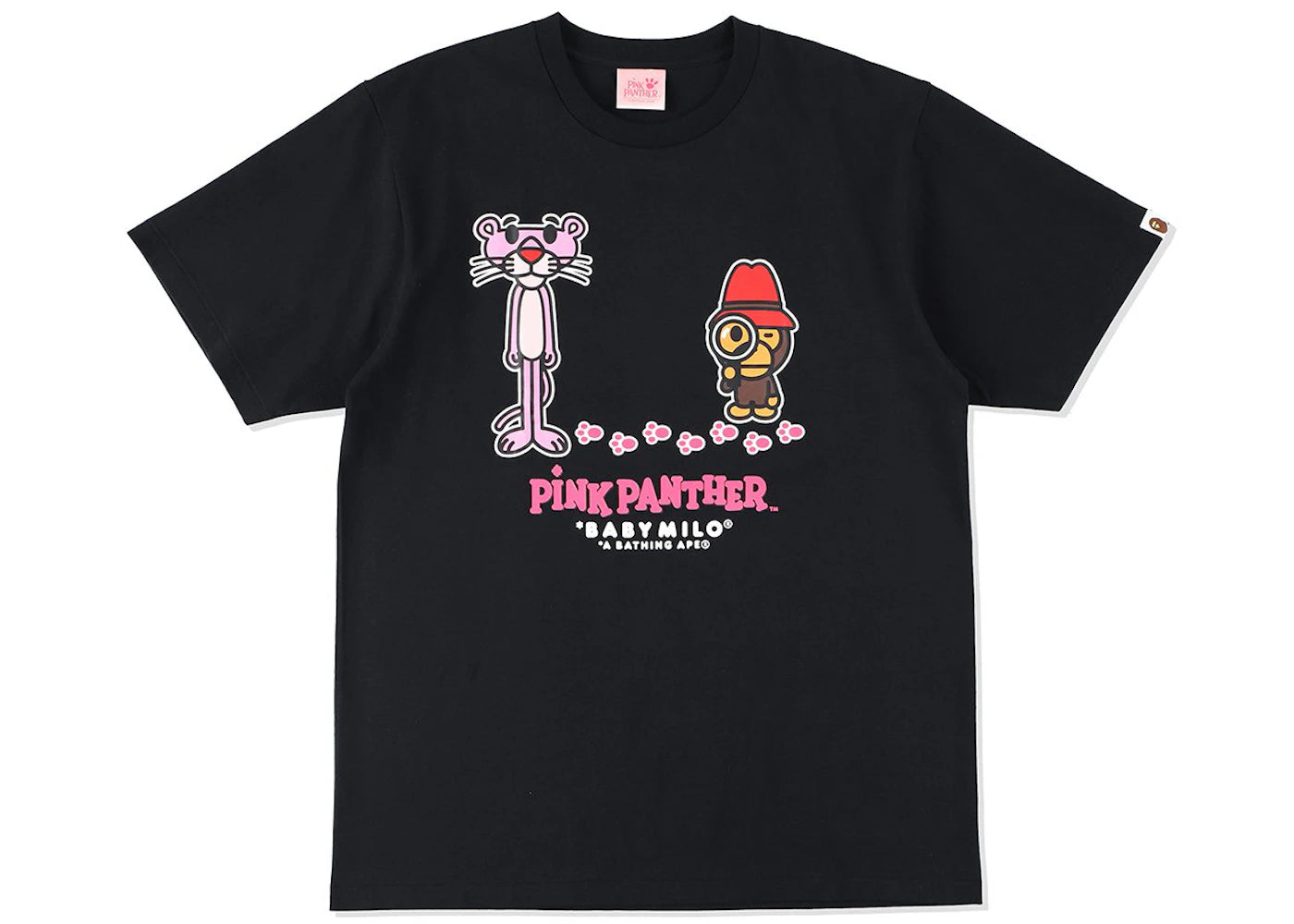 BAPE x Pink Panther Baby Milo #2 Tee Black