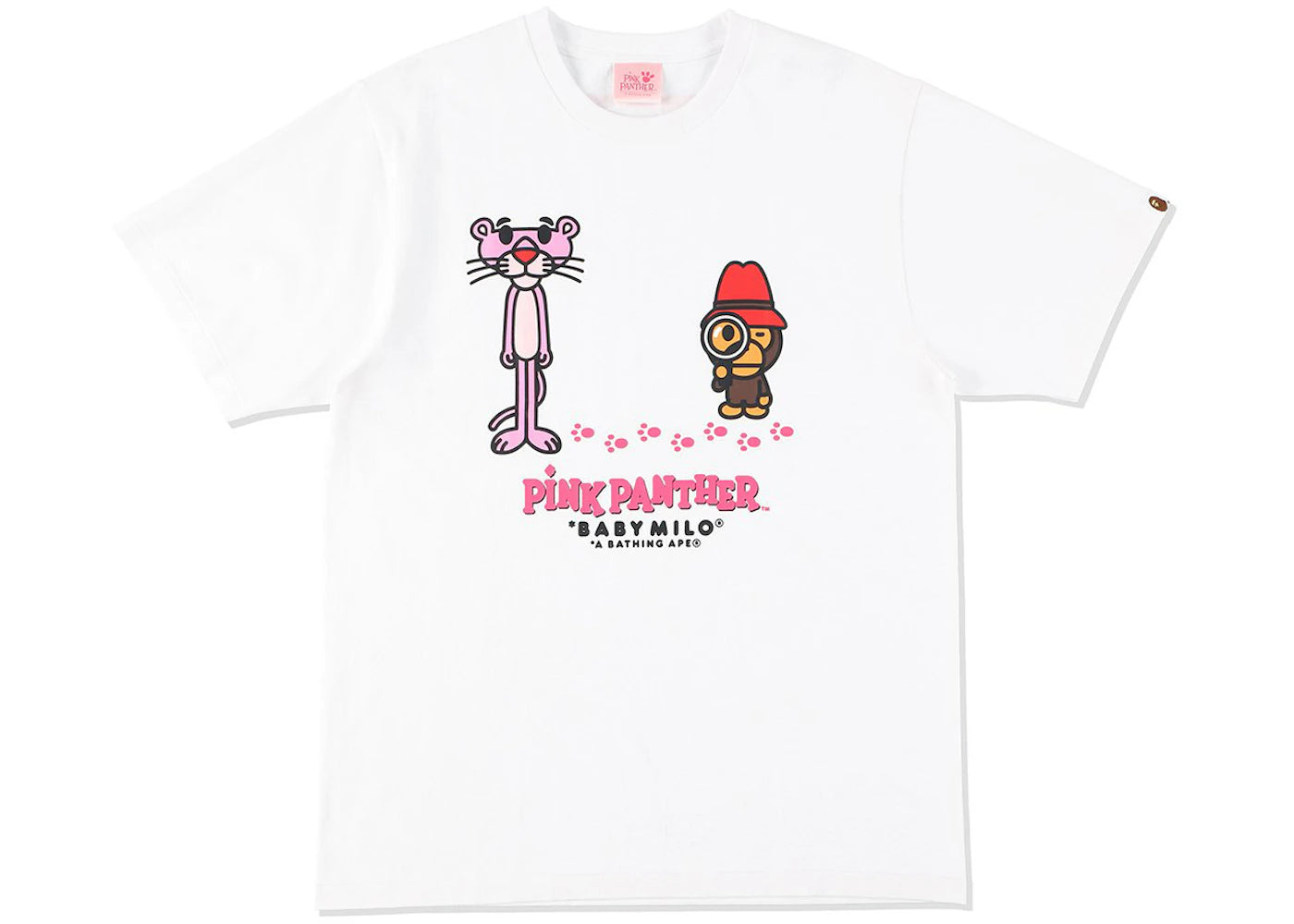 BAPE x Pink Panther Baby Milo #2 Tee White