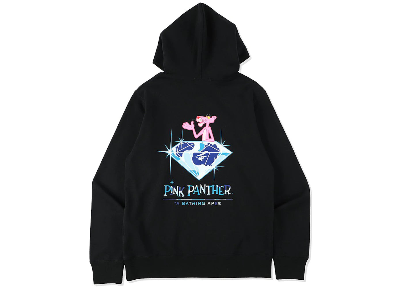 BAPE x Pink Panther Pullover Hoodie Black