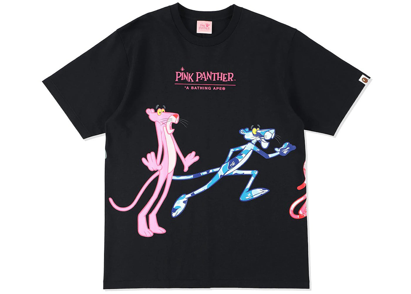 BAPE x Pink Panther Tee Black