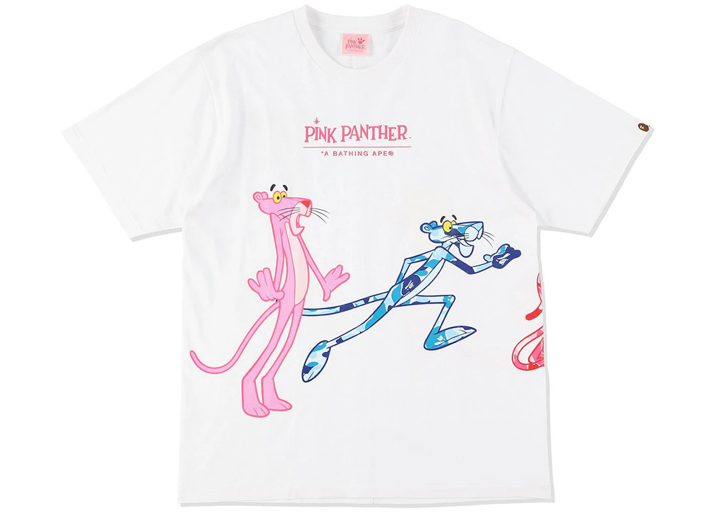 BAPE x Pink Panther Tee White