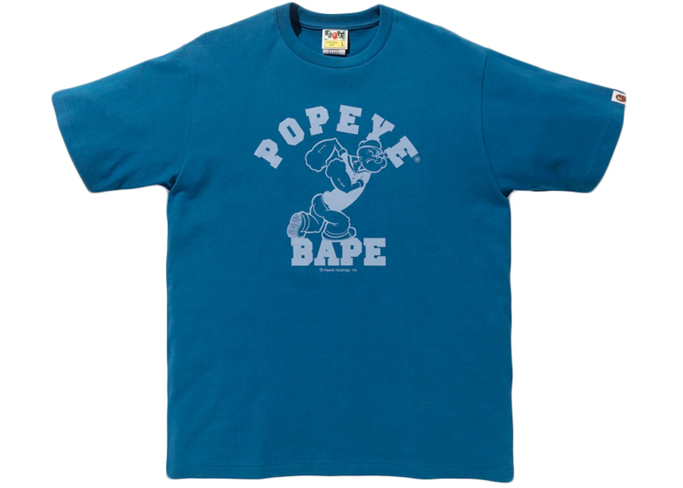 BAPE x Popeye College 1 Tee Navy