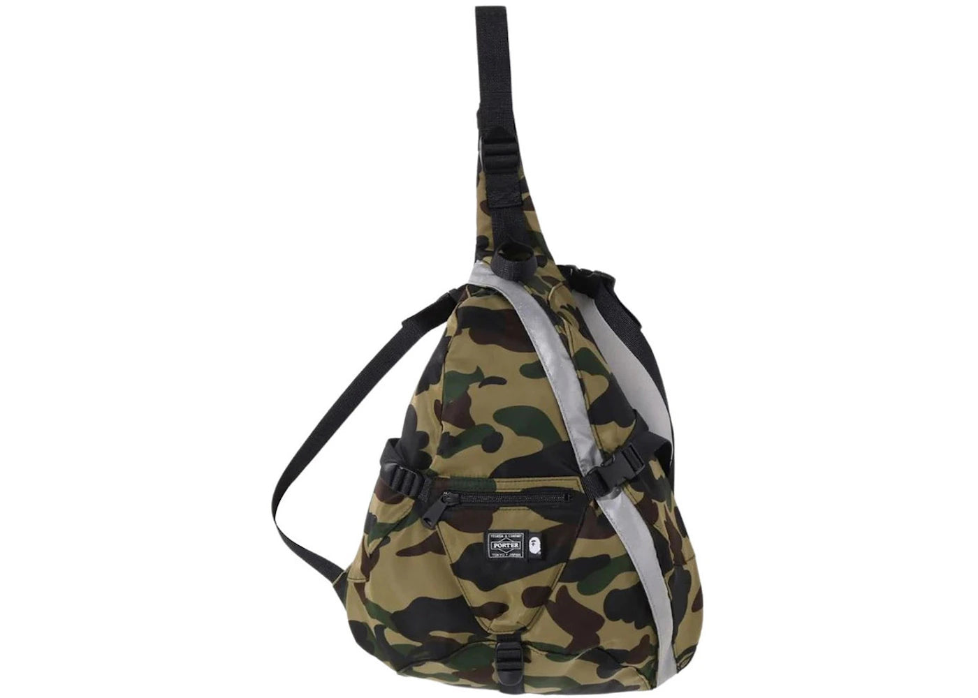 BAPE x Porter 1st Camo One Shoulder Bag (FW23) Green