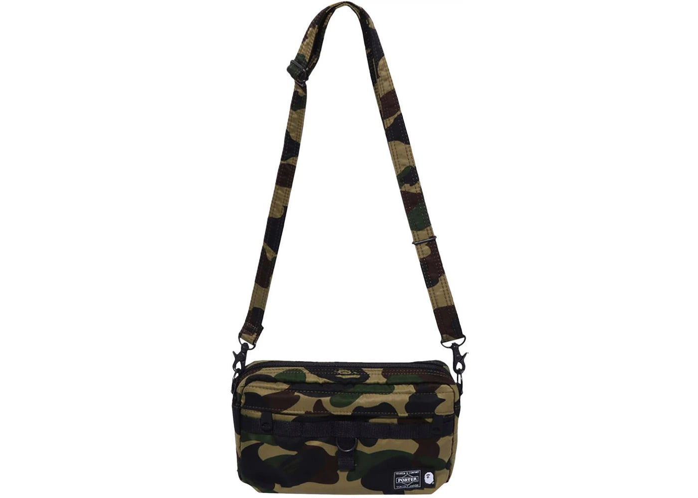 BAPE x Porter 1st Camo Shoulder II Bag Green