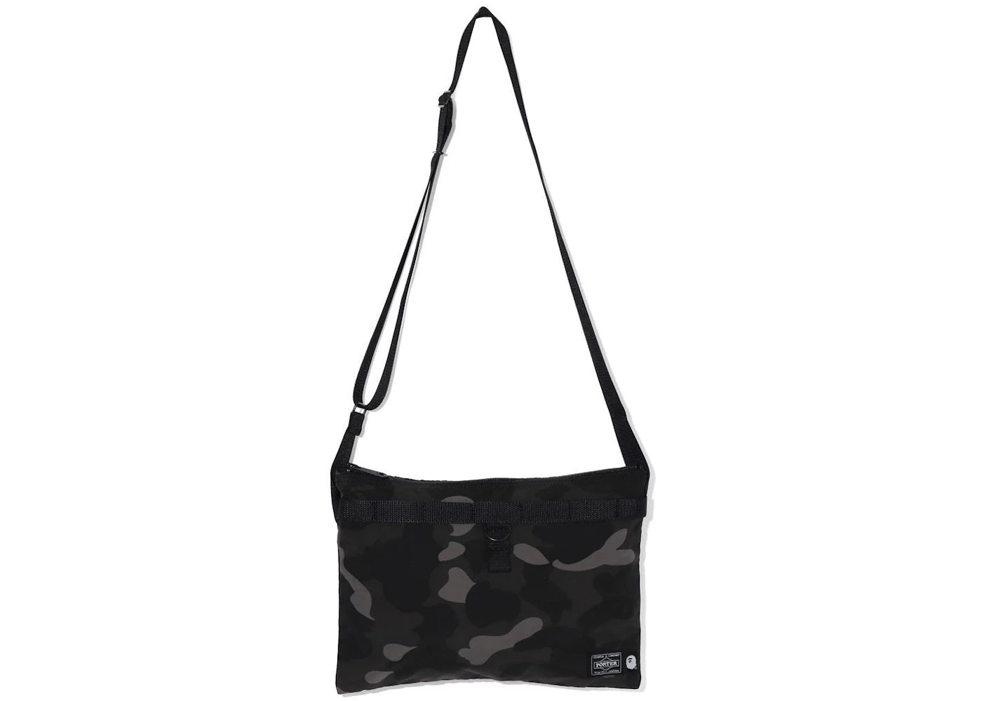 BAPE x Porter Color Camo Crossbody Bag Black