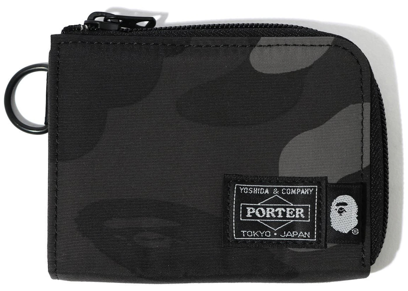 BAPE x Porter Color Camo Mini Wallet Black