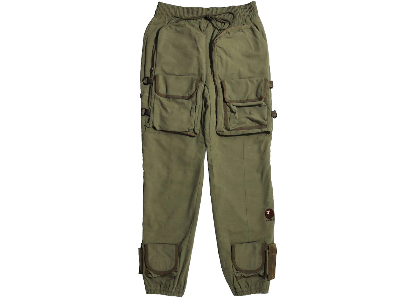 BAPE x READYMADE Multi Pocket Cargo Pants Olivedrab