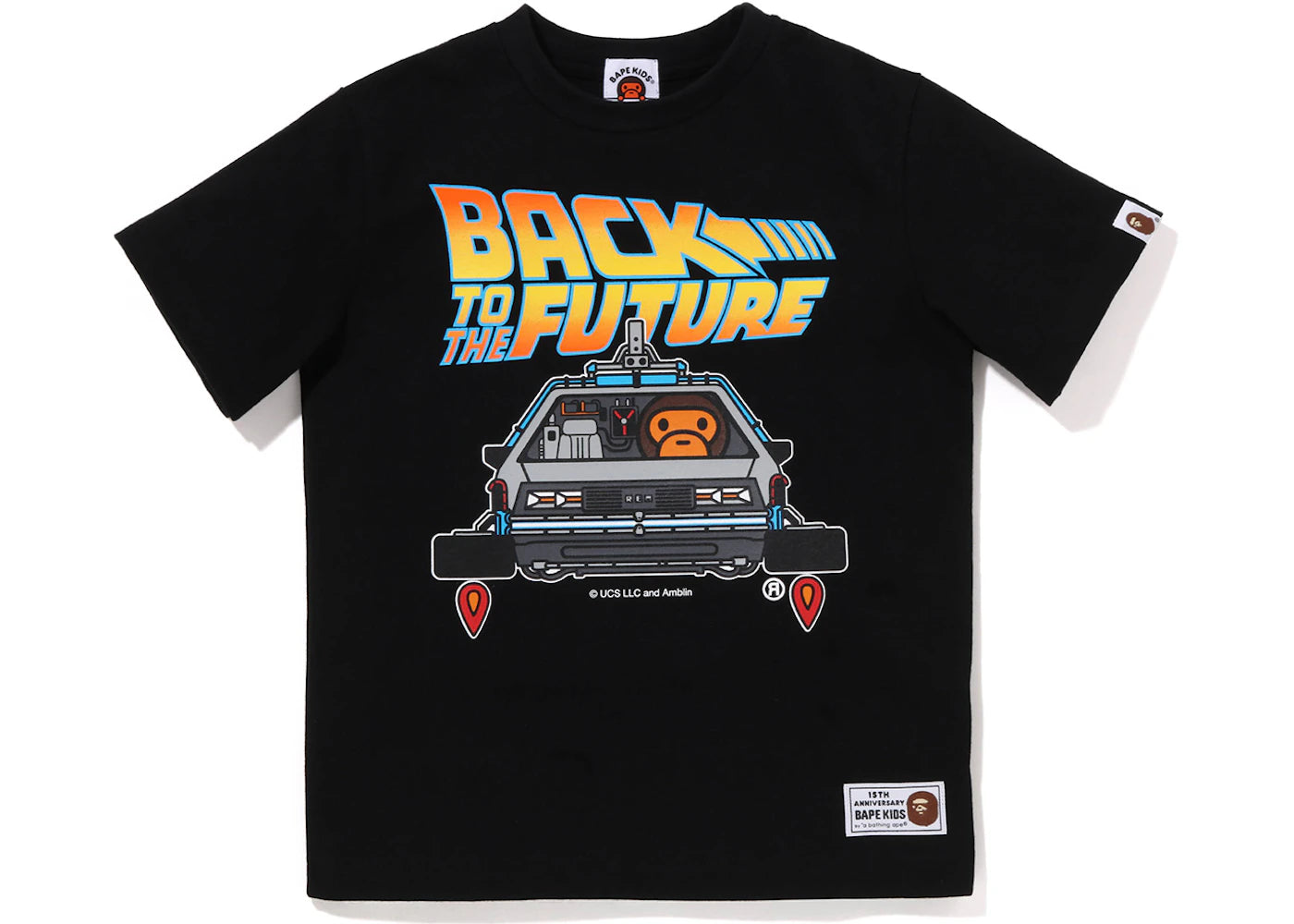 BAPE x Readymade Kids Back to the Future Tee Black