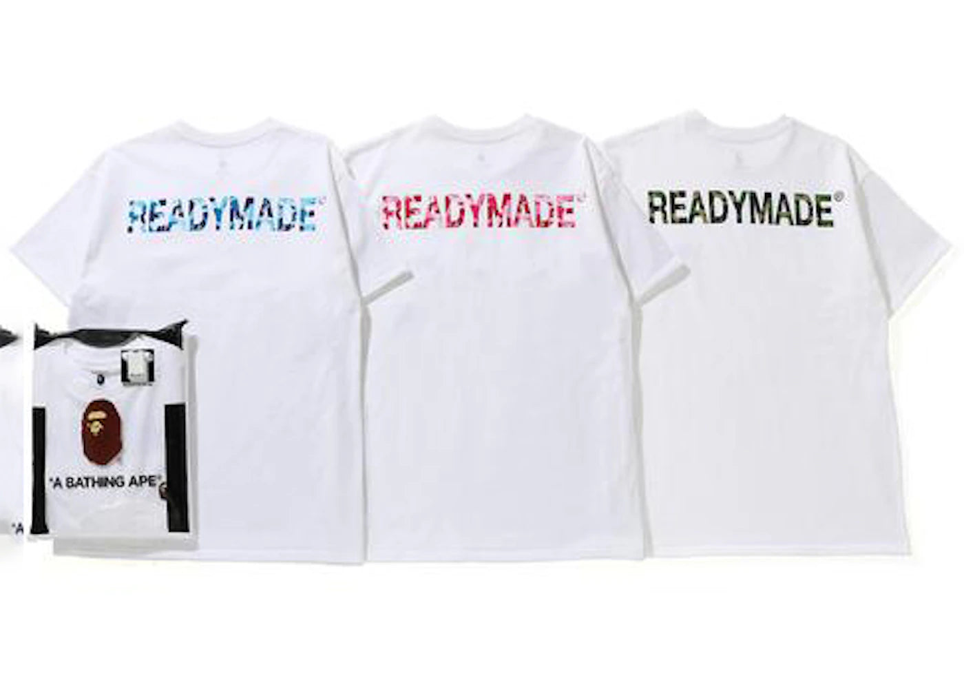 BAPE x Readymade Tee (3 Pack) White