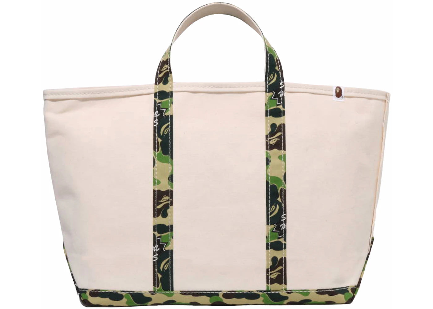 BAPE x Saint Mxxxxxx Large Tote Bag Ivory