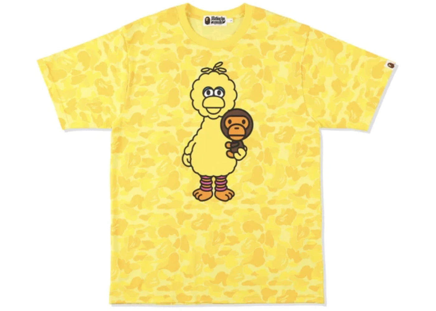 BAPE x Sesame Street ABC Camo Tee Yellow
