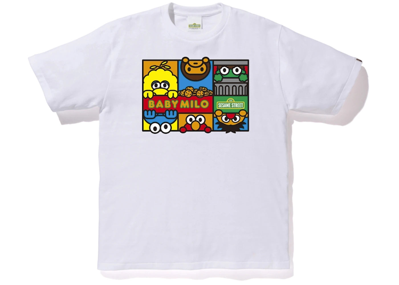BAPE x Sesame Street Characters Tee #2 White
