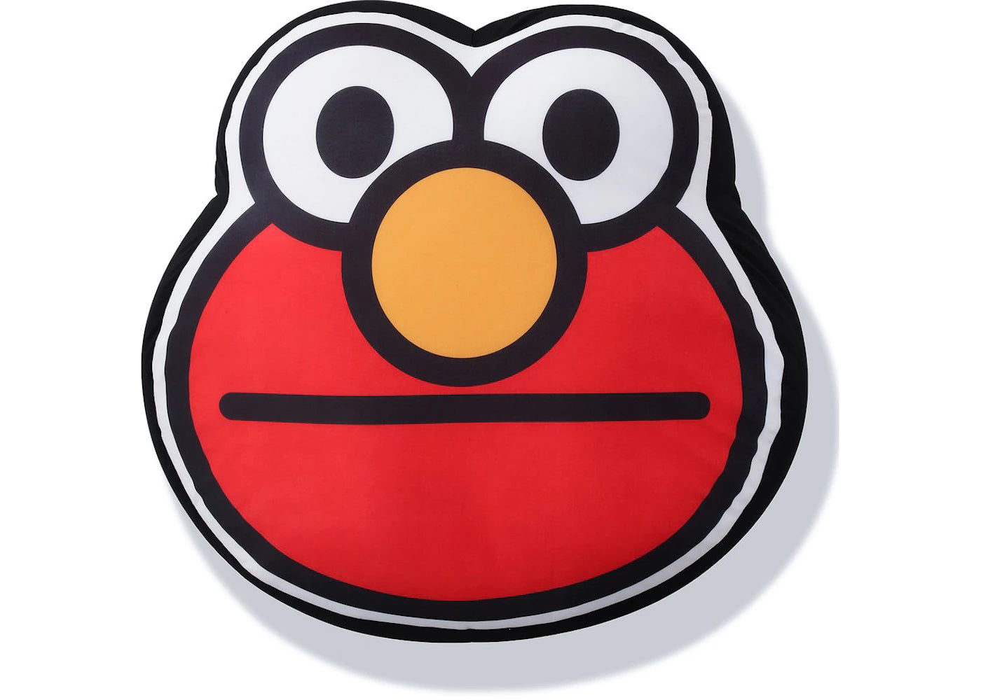 BAPE x Sesame Street Face Big Cushion Red
