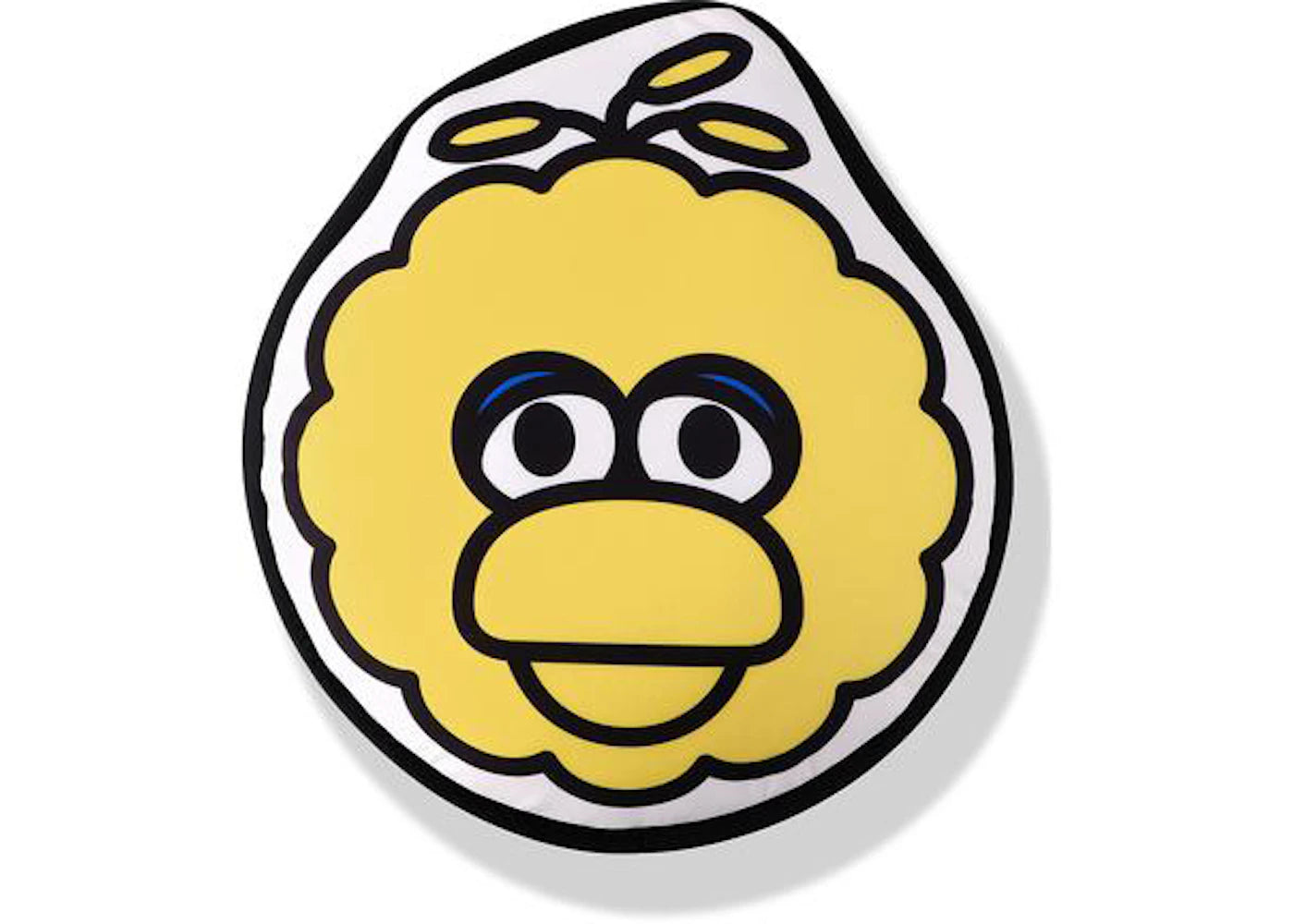BAPE x Sesame Street Face Big Cushion Yellow