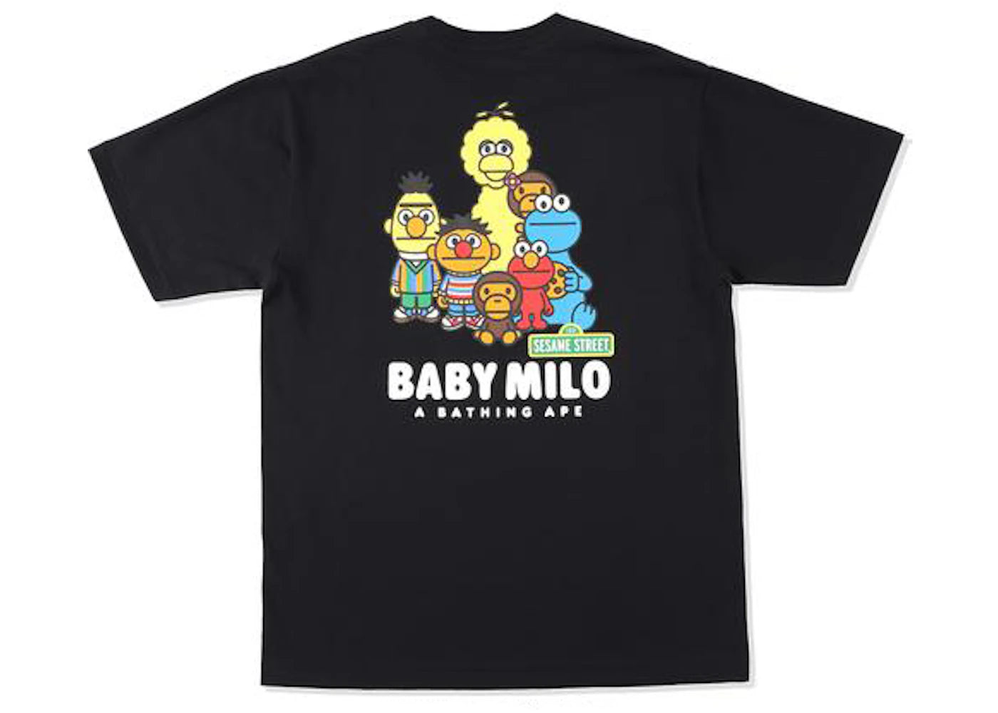 BAPE x Sesame Street Tee Black