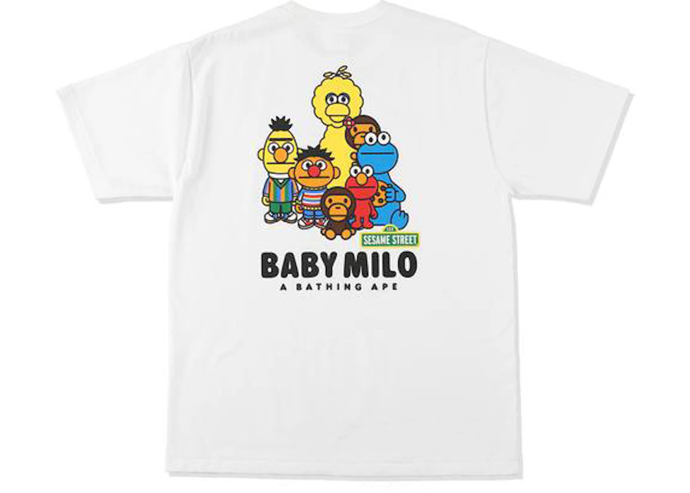 BAPE x Sesame Street Tee White