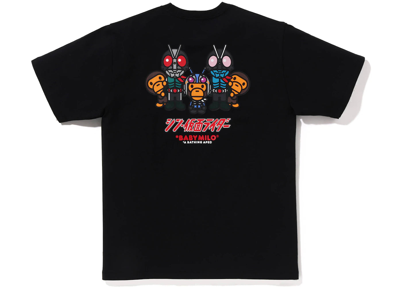 BAPE x Shin Kamen Rider #1 Baby Milo Tee Black