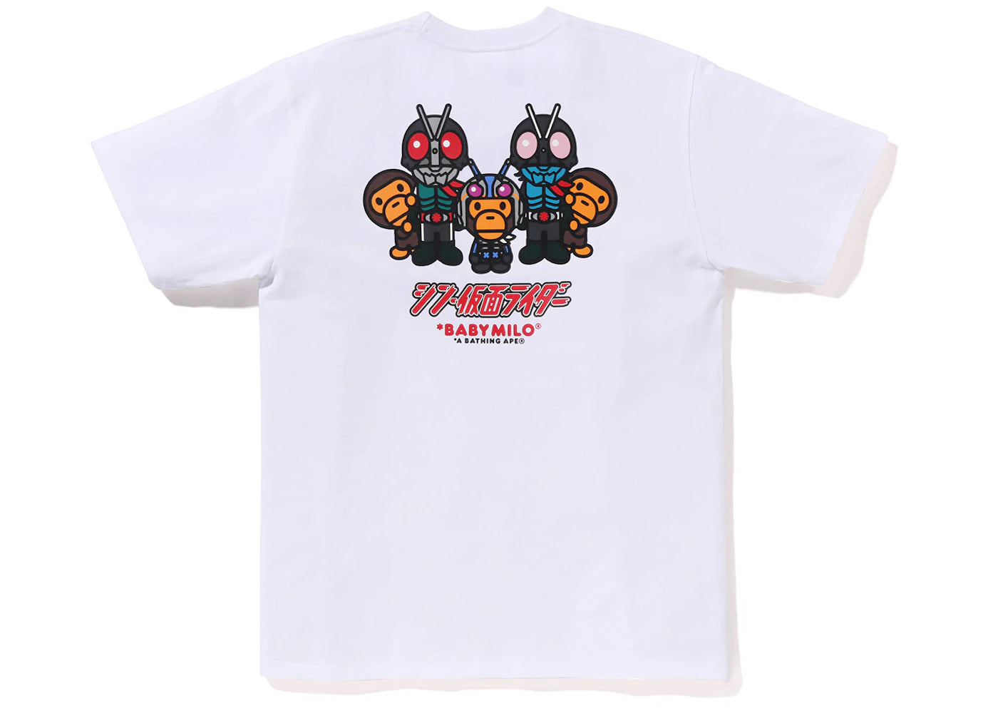 BAPE x Shin Kamen Rider #1 Baby Milo Tee White