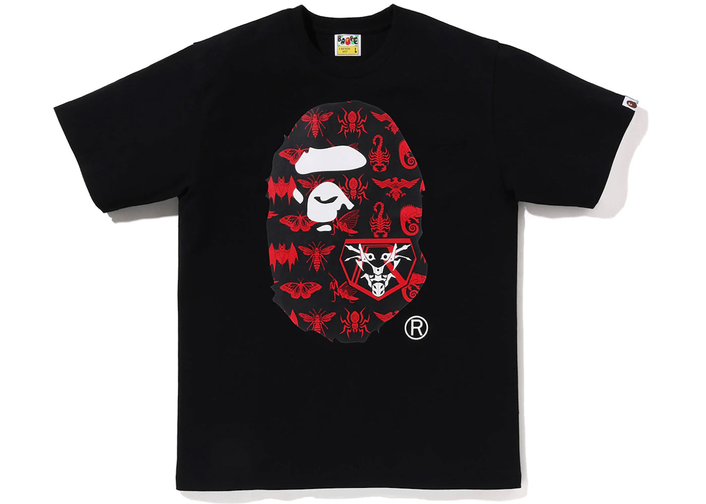 BAPE x Shin Kamen Rider Ape Head Tee Black