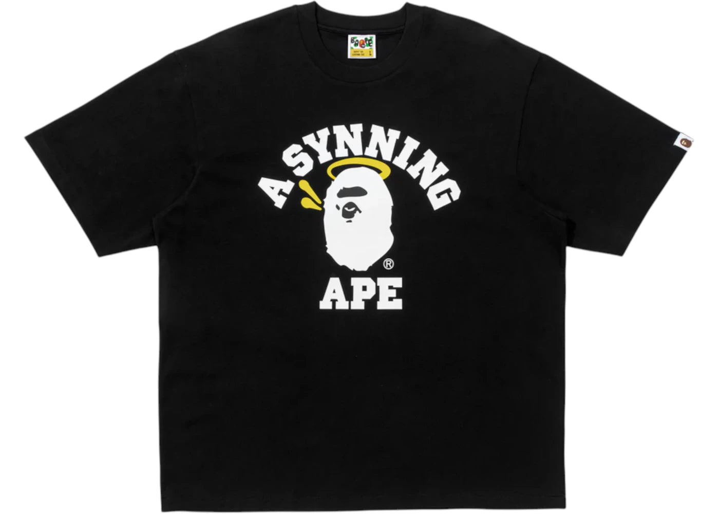 BAPE x Spotify x Central Cee College Relaxed Fit Tee Black
