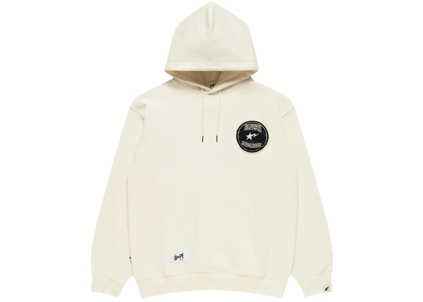 BAPE x Stadium Goods Fleece Pullover Hoodie Ivory