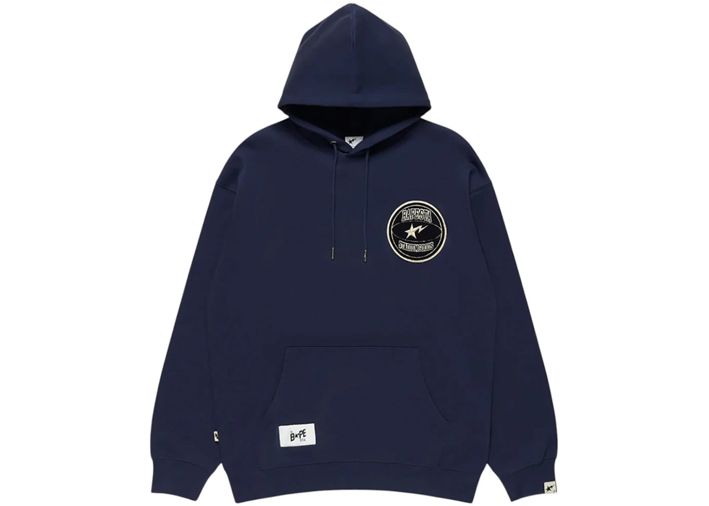 BAPE x Stadium Goods Fleece Pullover Hoodie Navy