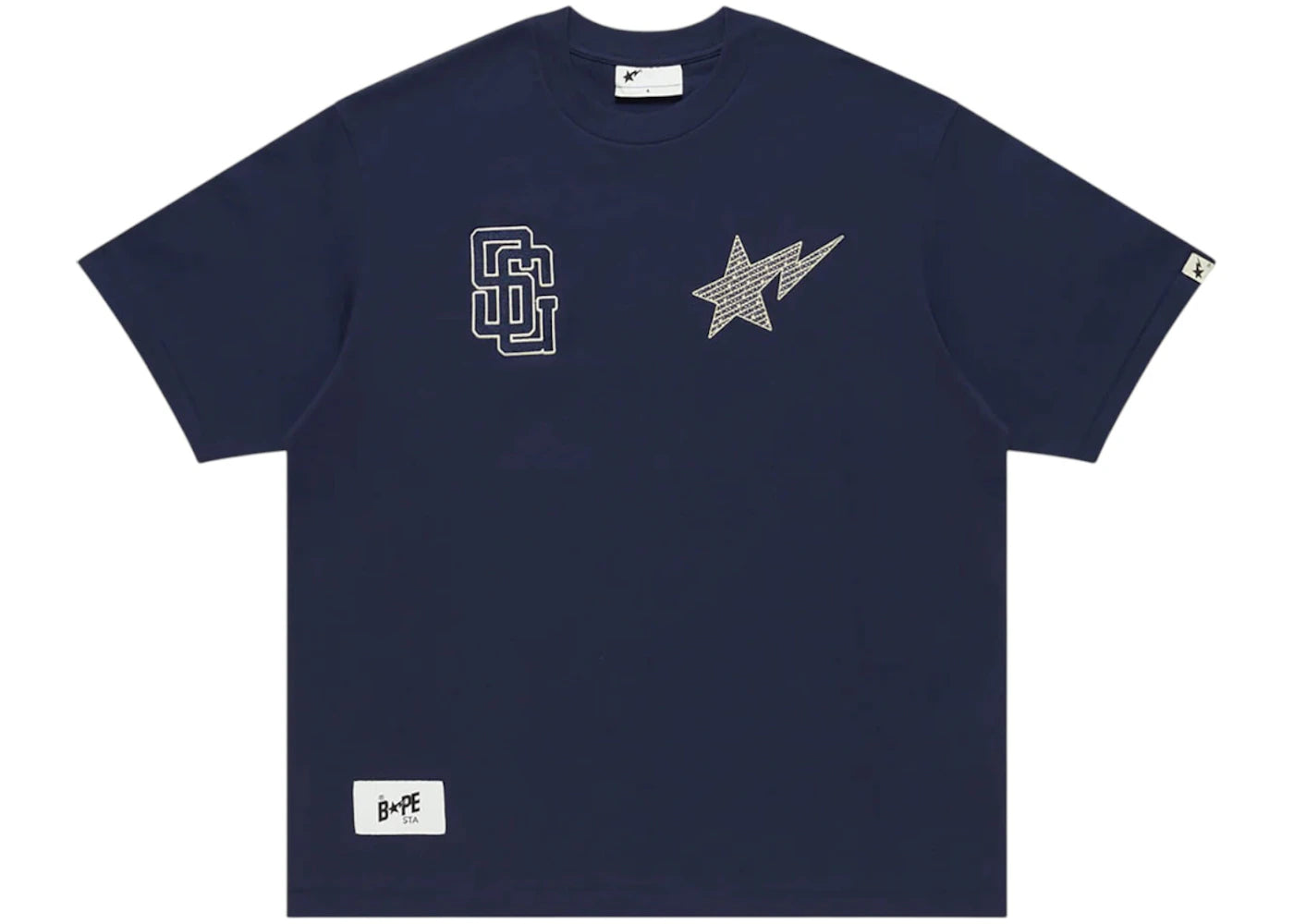 BAPE x Stadium Goods Tee Navy