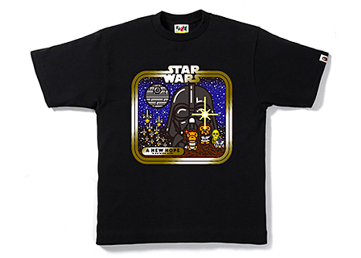 BAPE x Star Wars A New Hope Tee Black