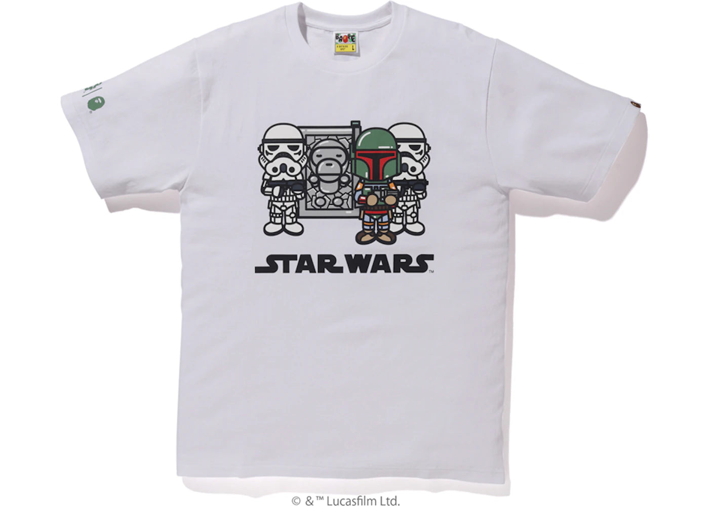 BAPE x Star Wars Baby Milo Carbonite Tee White