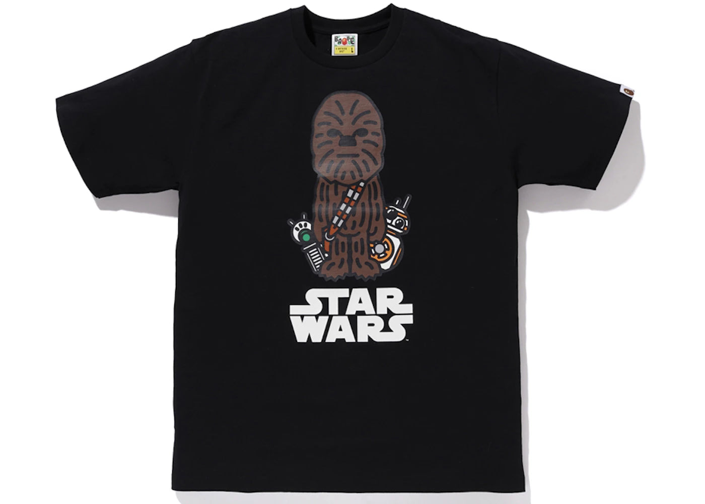 BAPE x Star Wars Chewbacca Tee Black