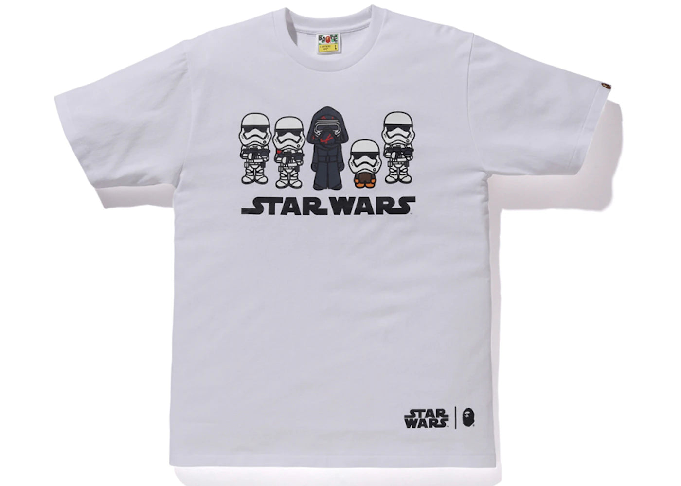 BAPE x Star Wars Kylo Ren Tee White