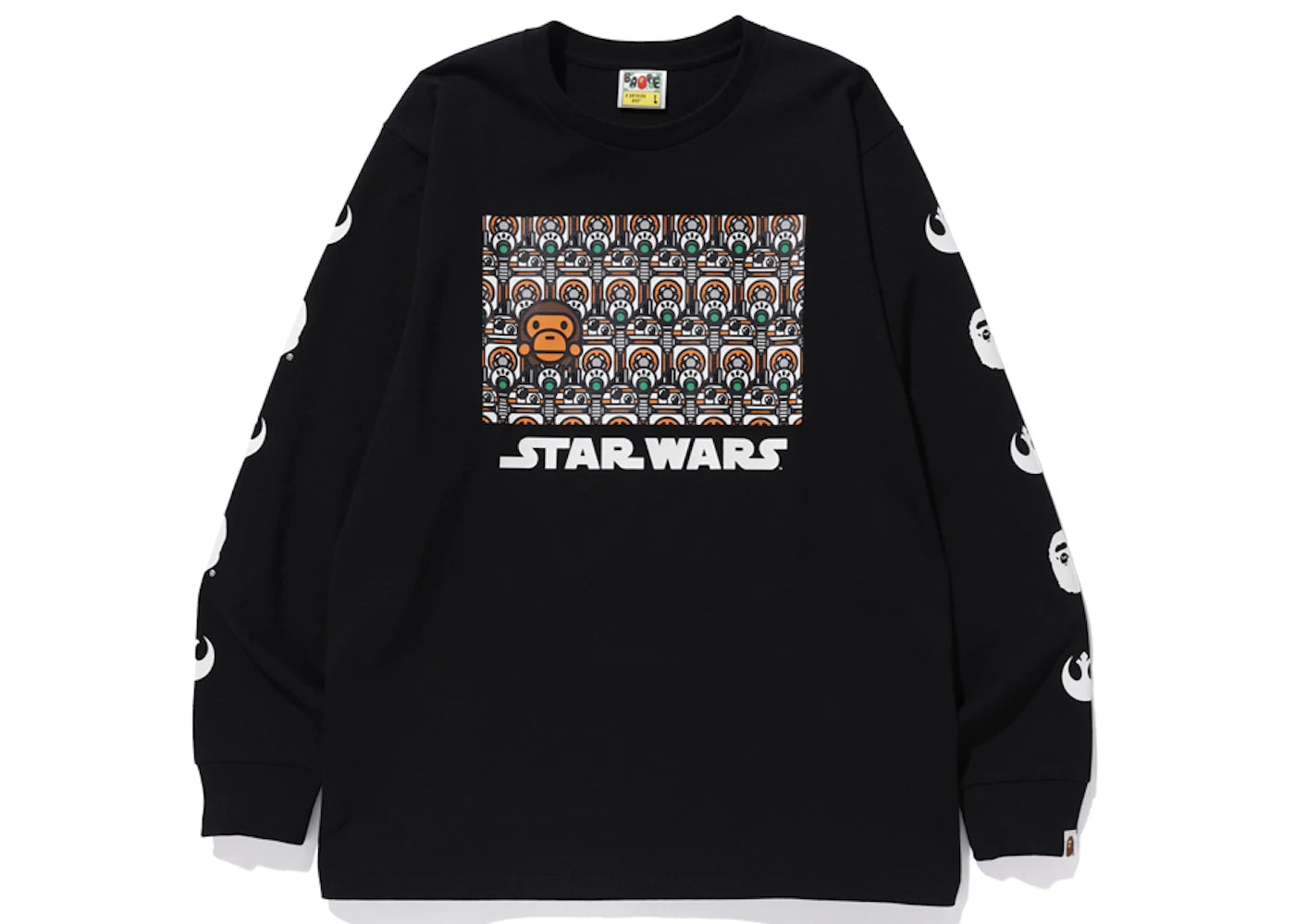 BAPE x Star Wars Republic L/S Tee Black