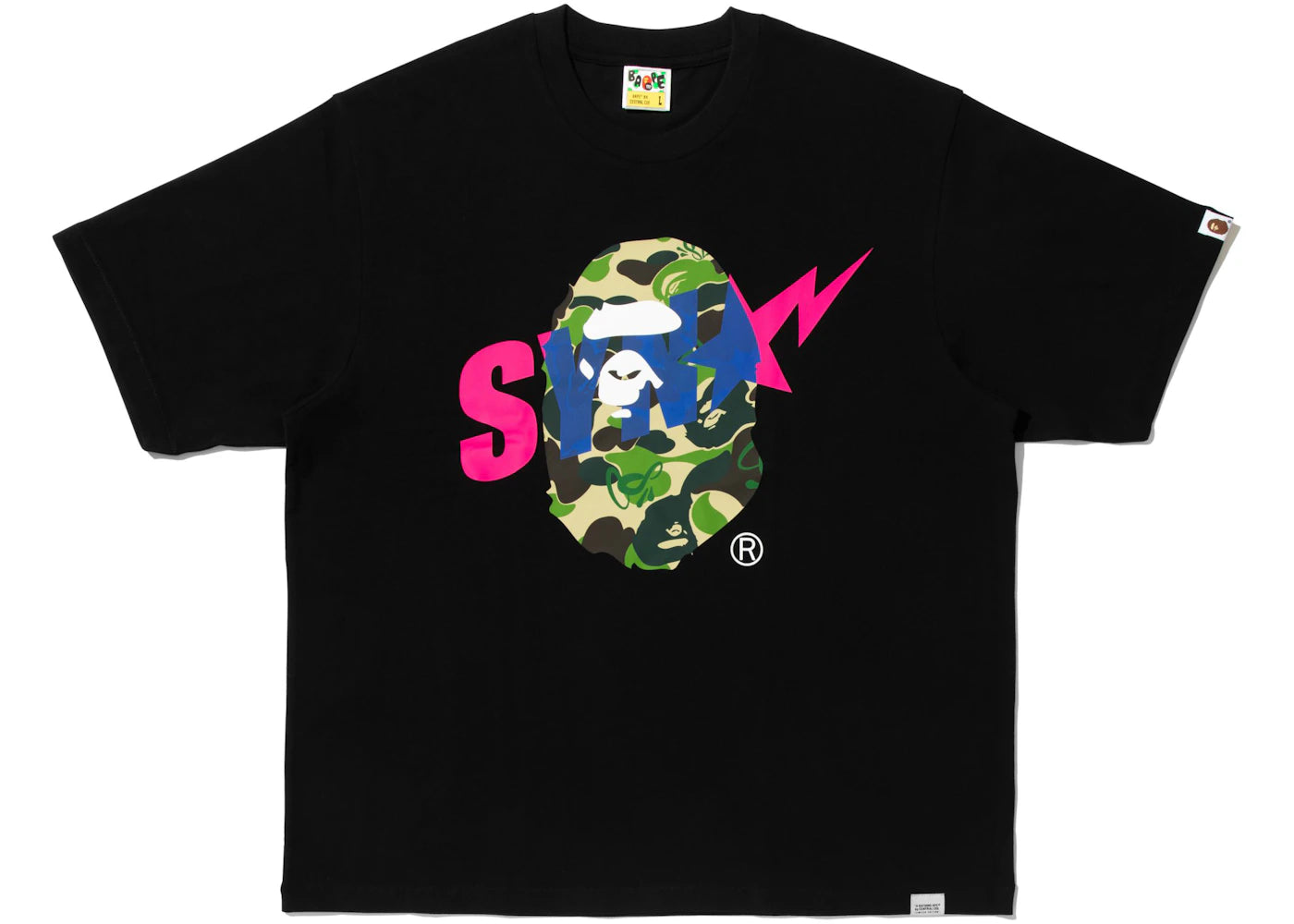 BAPE x Syna World Graphic Tee Black
