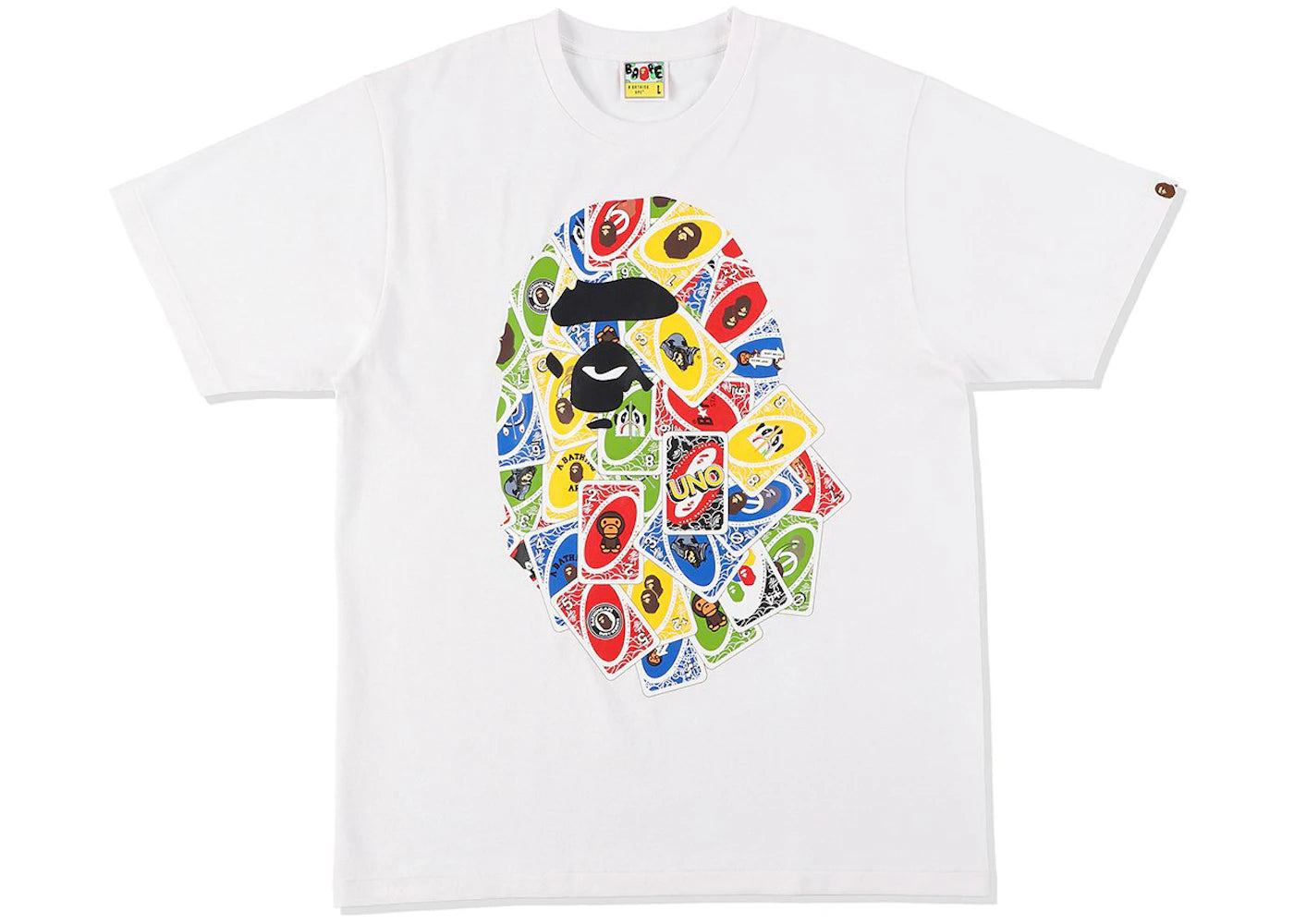 BAPE x UNO Ape Head Tee White