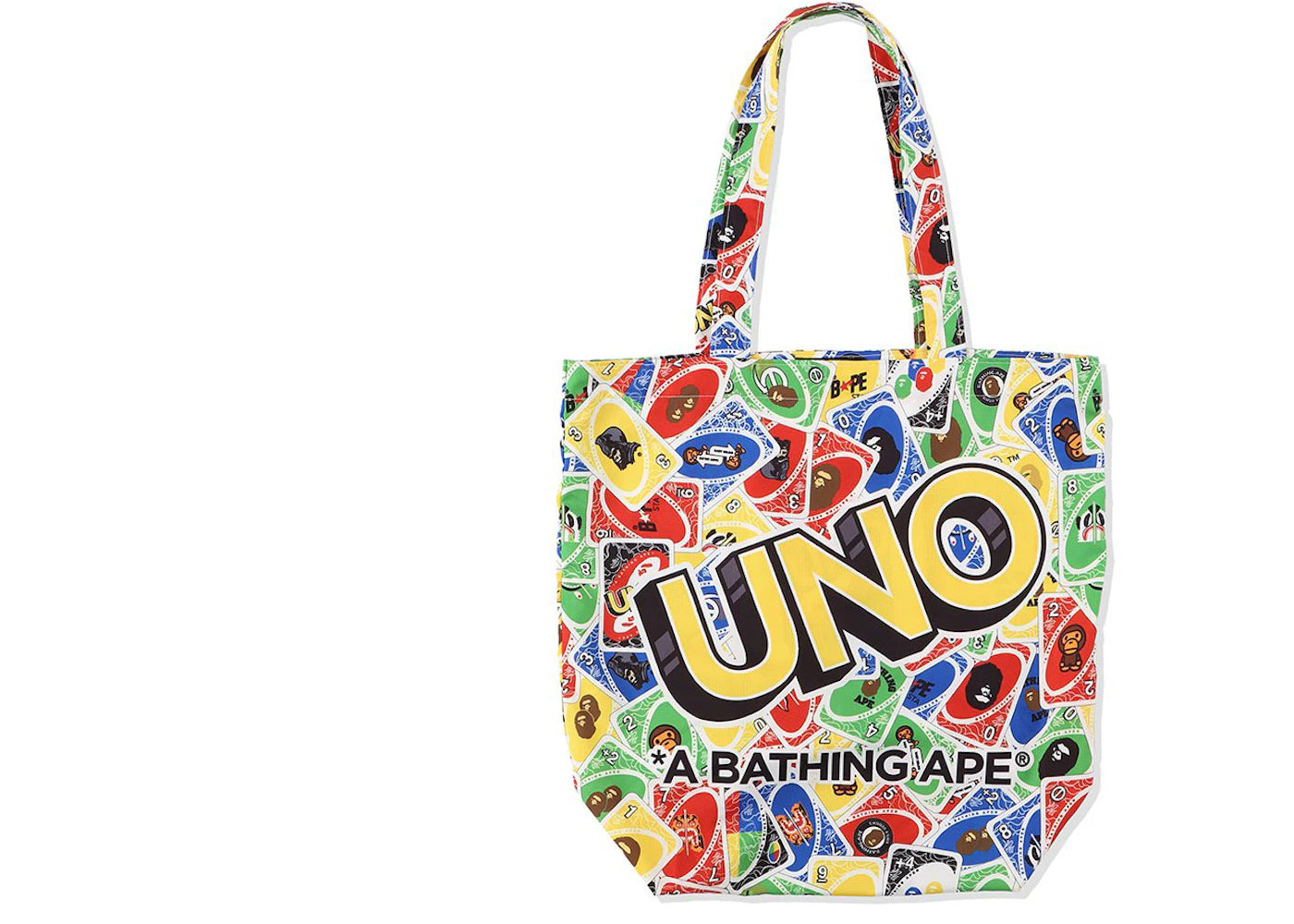 BAPE x UNO Packable Tote Bag Multi