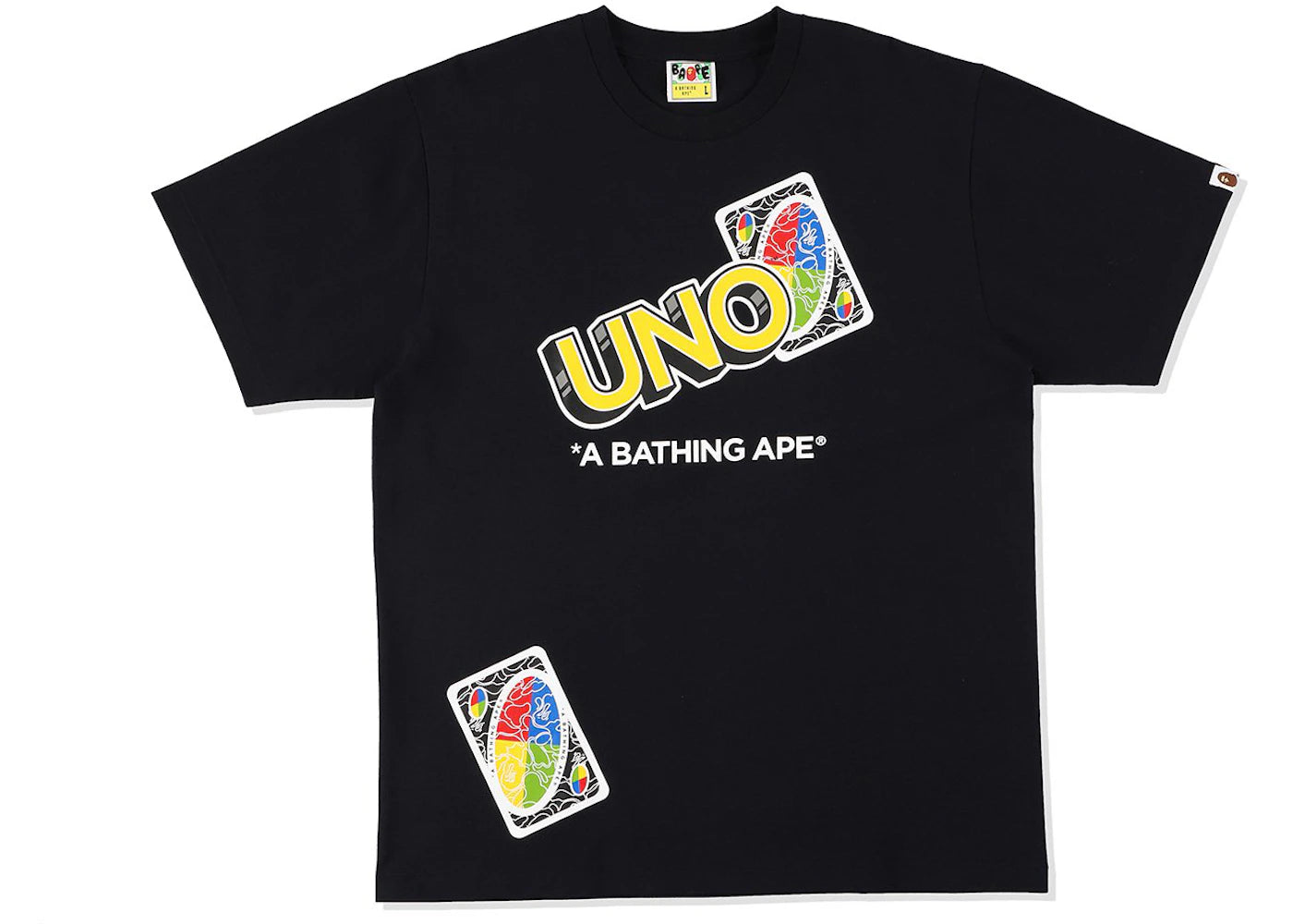 BAPE x UNO Tee Black
