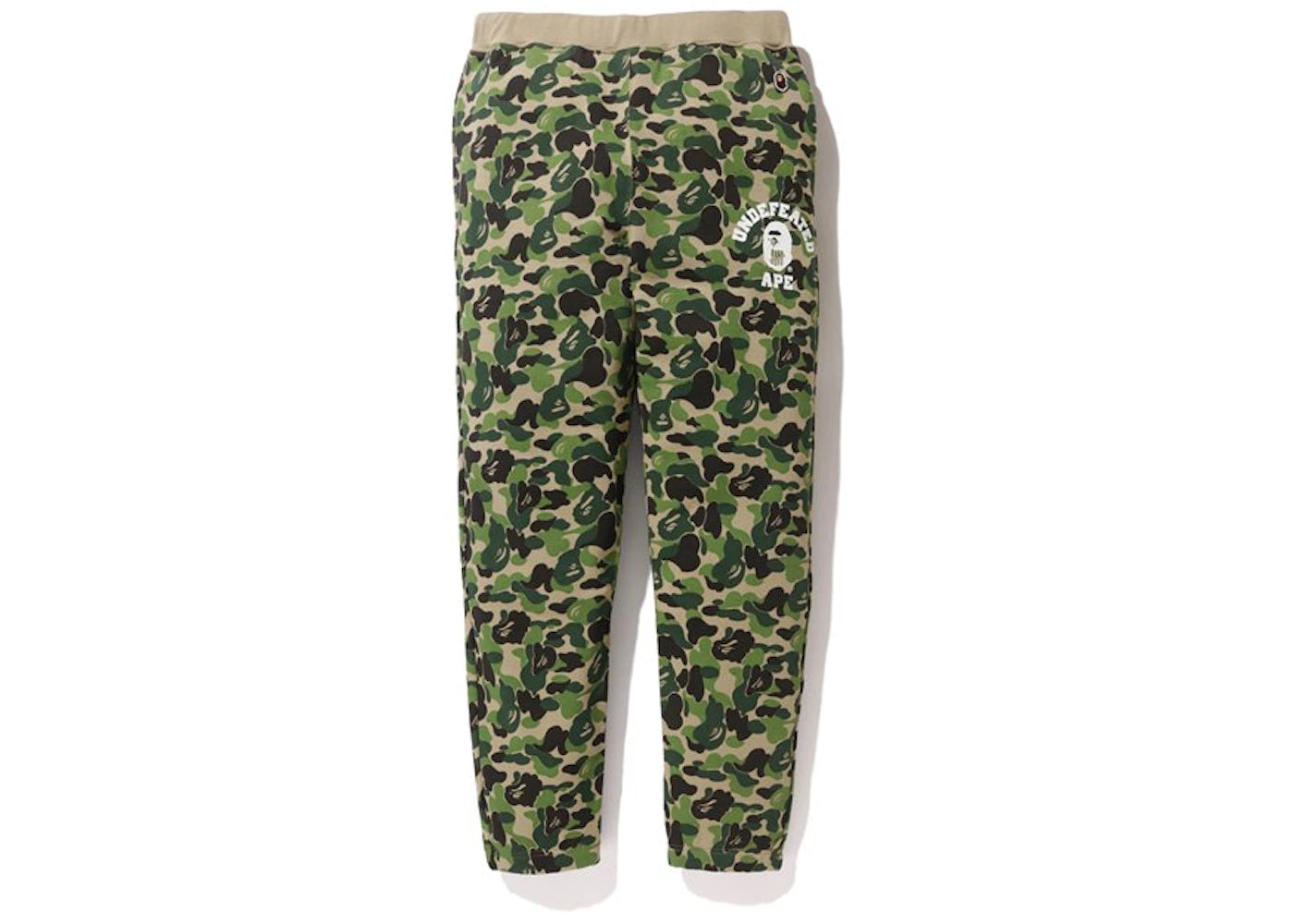 BAPE x Undefeated ABC College Slim Sweatpants Green