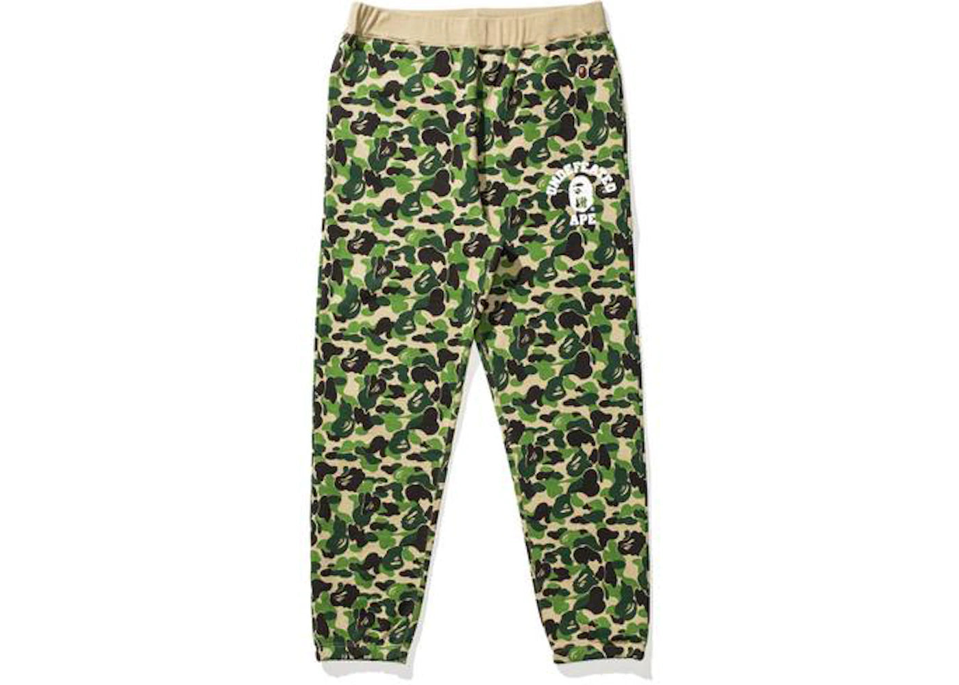 BAPE x Undefeated ABC Sweatpants Green